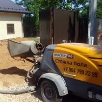 Пример работ по укладке полусухой стяжки пола в загородном доме в Дзержинском